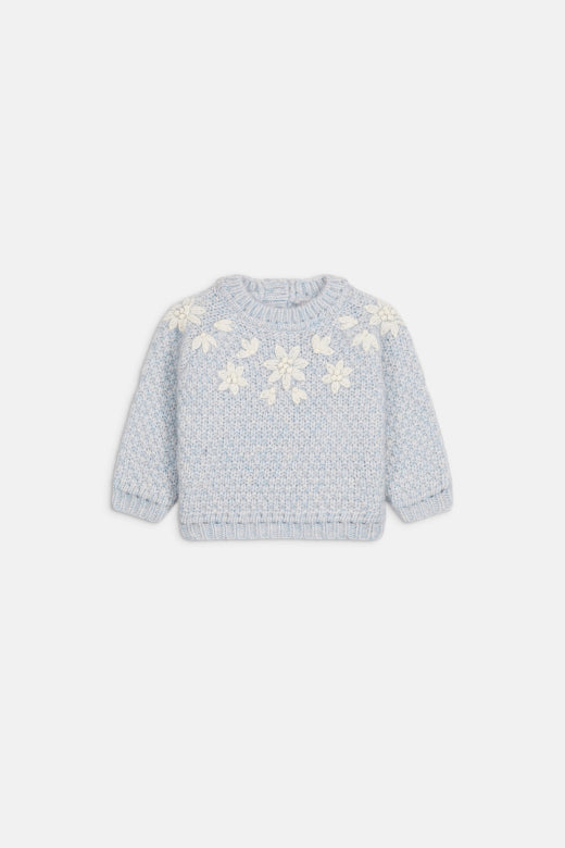 Cilane Jumper – Light Blue – Tencel & Alpaca Blend – Louise Misha