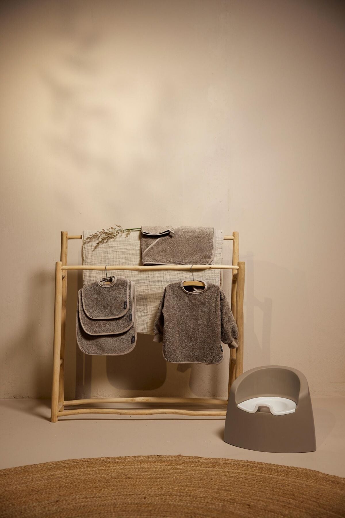 Slabbetje Medium - Badstof - Katoen - Quax stone lifestyle