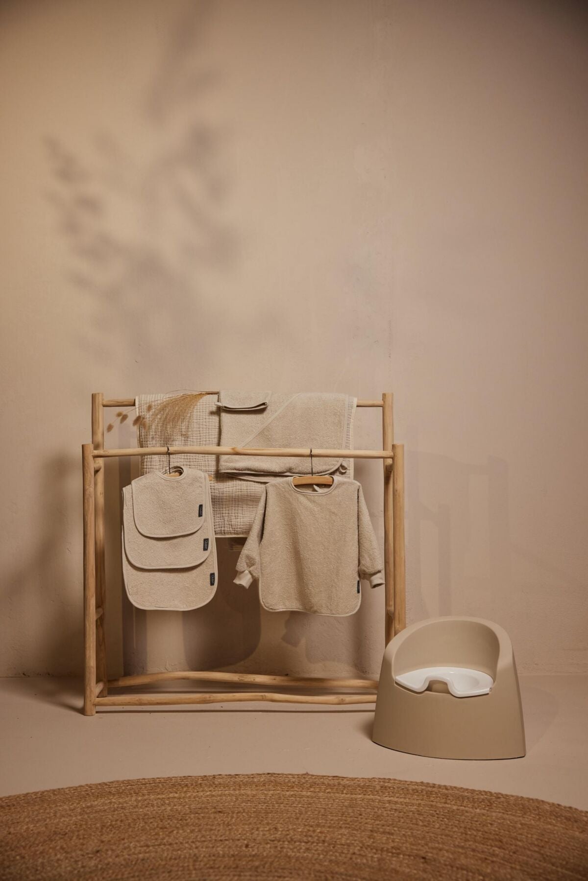 Slabbetje XL - Badstof - Katoen - Quax clay lifestyle