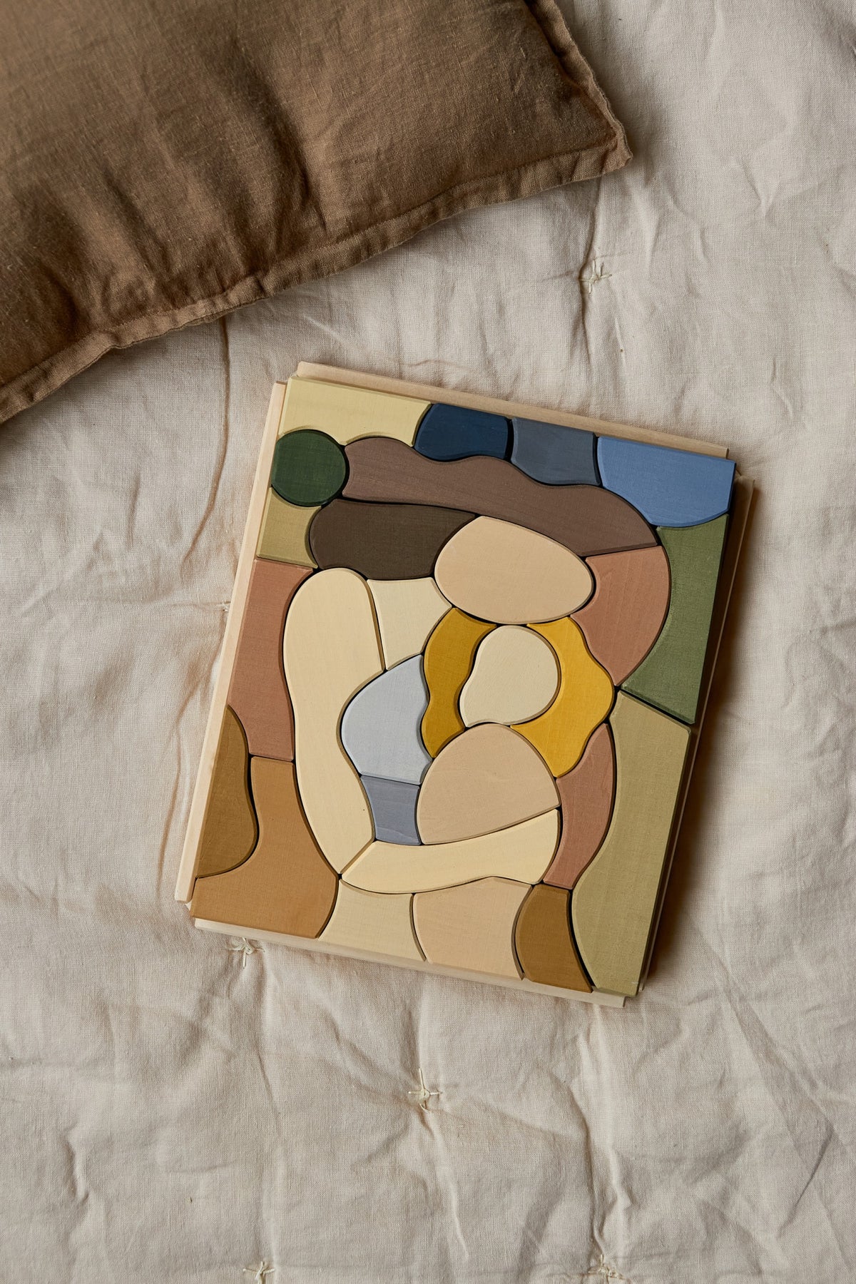 Houten bouwblokken Mum & Child – Open-ended play – Raduga Grëz