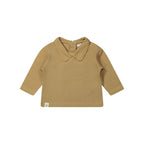 Top lange mouw Mell - Biologisch katoen - Jersey brown/bruin - Riffle Amsterdam voor