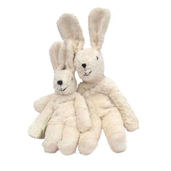 Floppy Animal Cuddly Toy Small - Rabbit - Organic Cotton/Wool - Beige - Senger Naturwelt