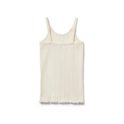 Hemd pointelle - Katoen - Off White/Wit - Sofie Schnoor achter