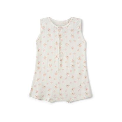 Jumpsuit Tine - Katoen - Bloemtjes/roze - Sofie Schnoor voor