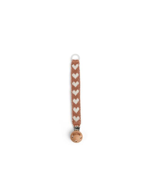 Schnullerband Hearts – 100% gestrickte Baumwolle - SmallStuff