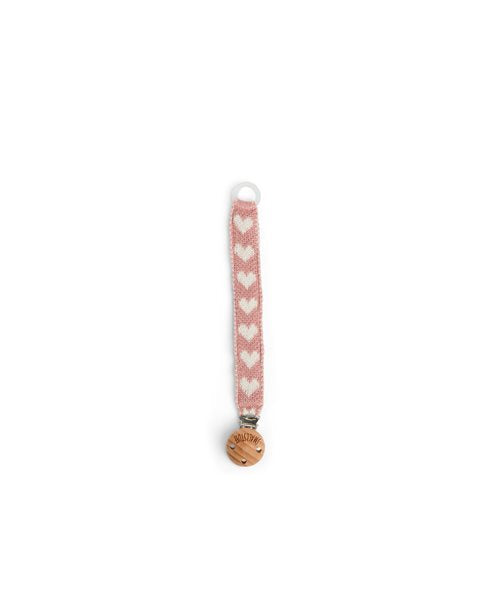 Schnullerband Hearts – 100% gestrickte Baumwolle - SmallStuff