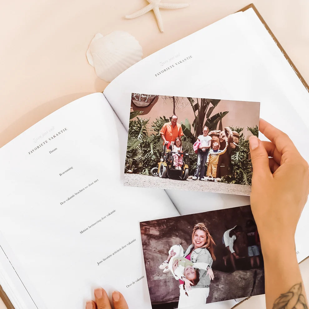 Toen jij steeds groter werd – Livre souvenir d'enfance à compléter de 1 à 10 ans avec souvenirs et étapes clés – Birth Lines
