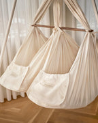 Classic bundle - Baby hangmat voor tweelingen - Moonboon - close up