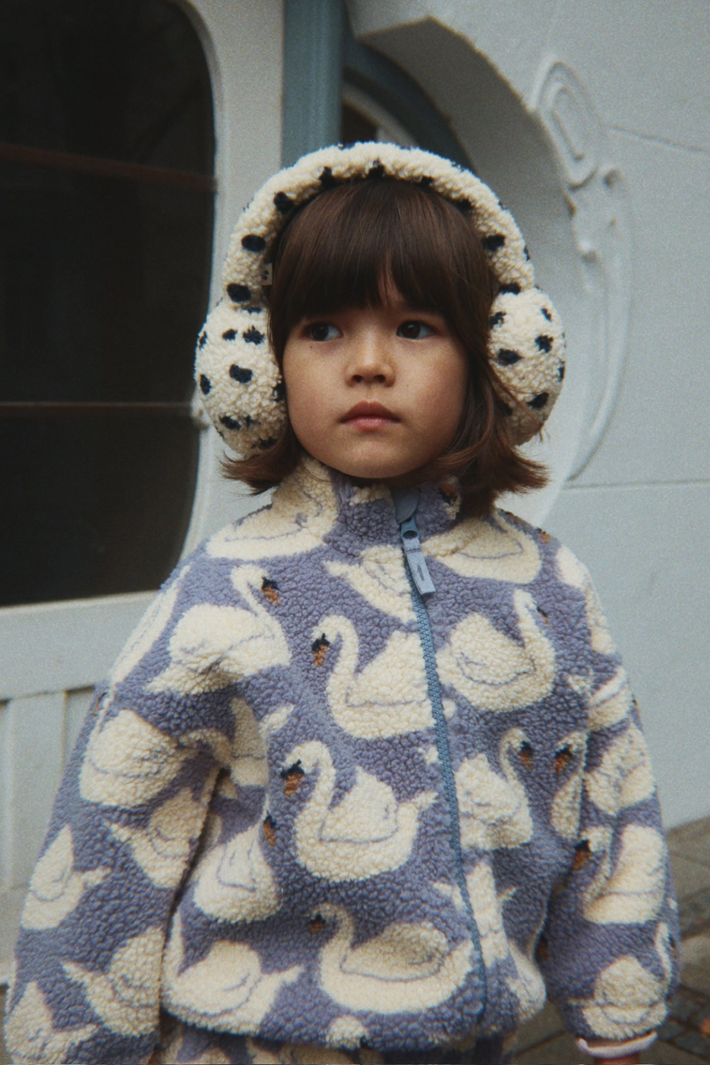 Teddyfleecejacke Jody – Swan – Recyceltes Polyester – Konges Sløjd