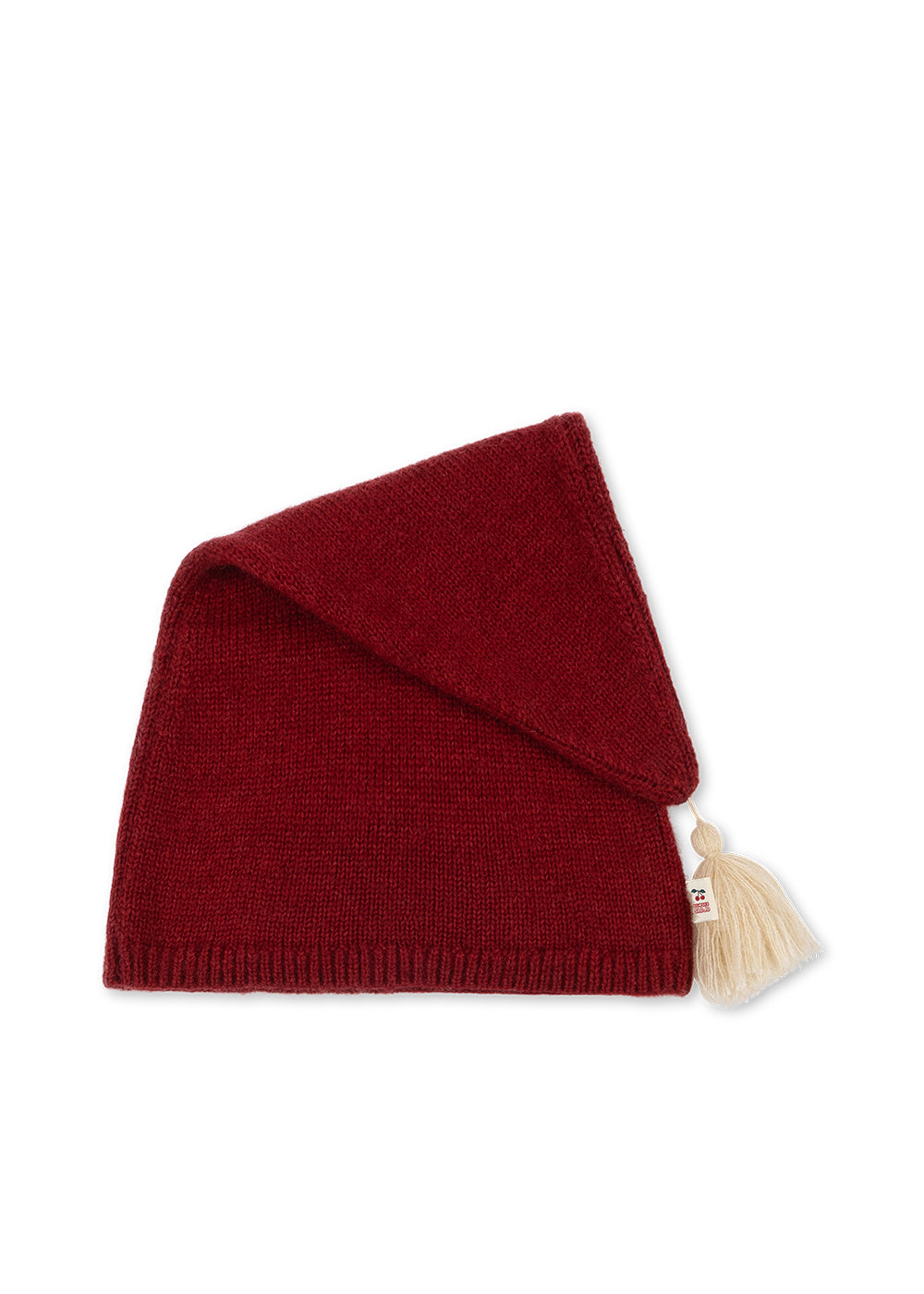 Bonnet de Noël tricoté – Rouge Noël – Mélange de laine – Konges Sløjd