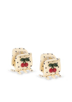 Lot de 2 pinces à cheveux à pois cerises – Konges Sløjd
