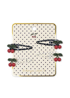 Pinces à cheveux Cherry Dot, paquet de 4 – Konges Sløjd