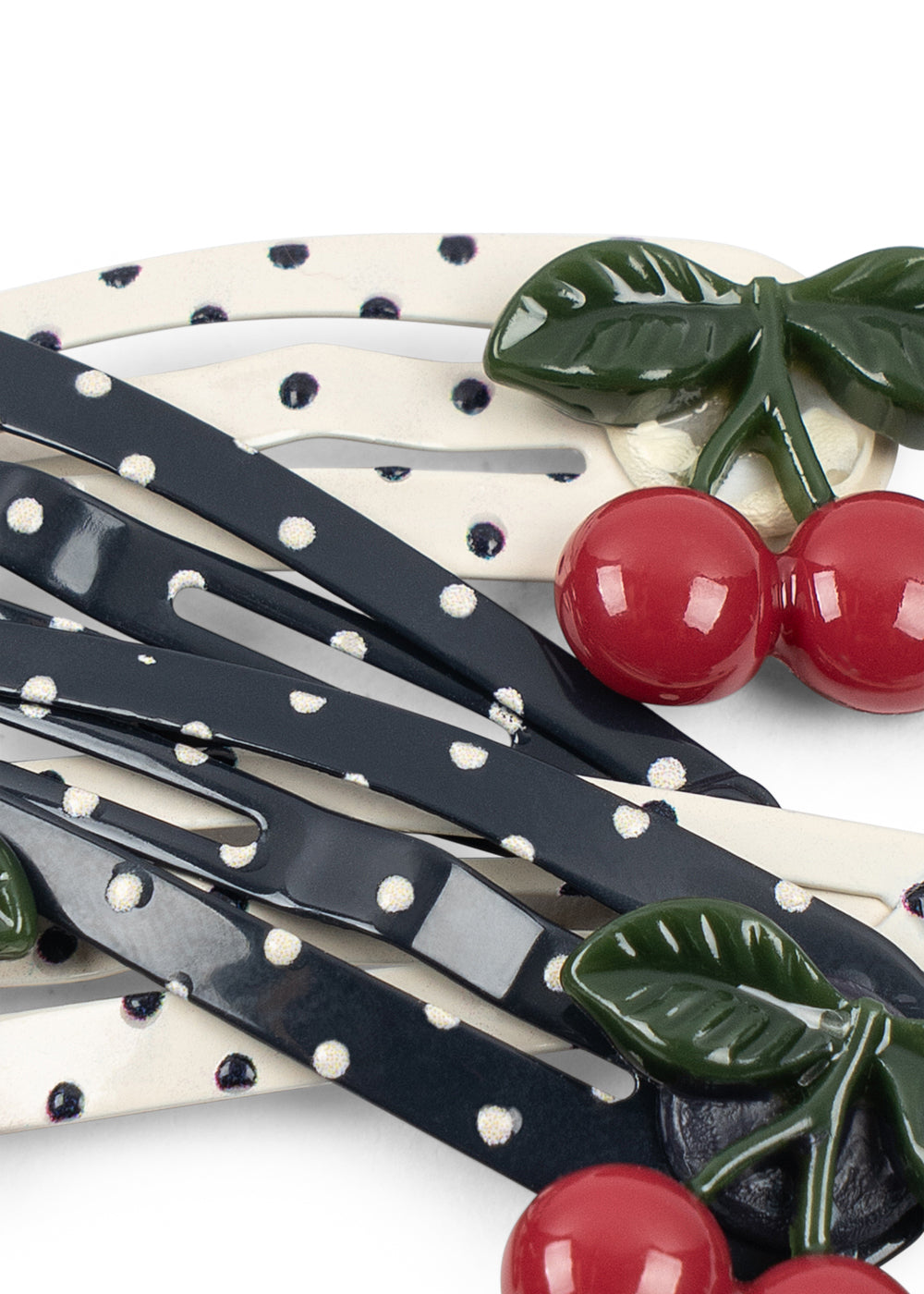 Pinces à cheveux Cherry Dot, paquet de 4 – Konges Sløjd