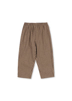 Flannel Trousers Foret – Chocolate Check – Organic Cotton – Konges Sløjd