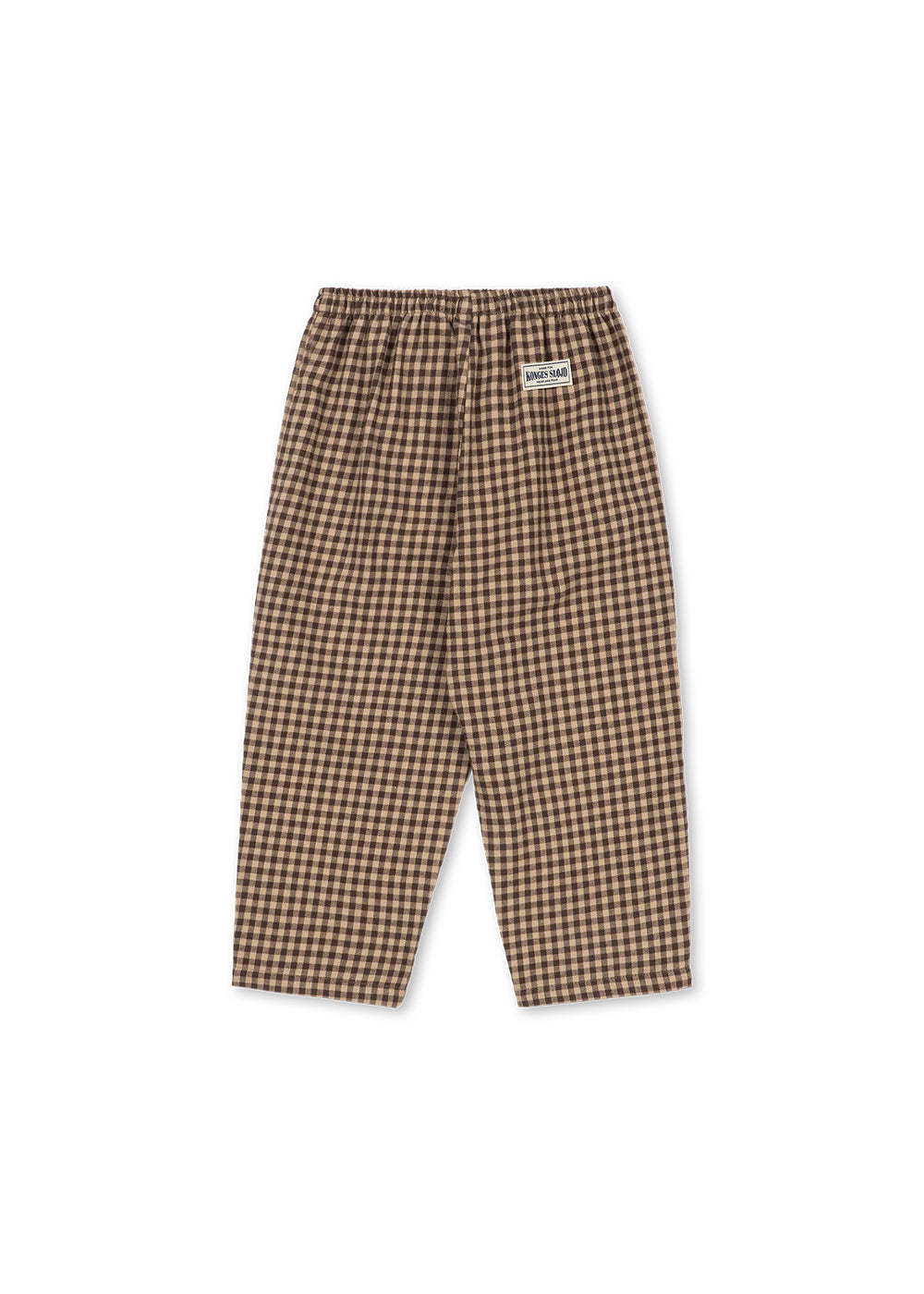 Flannel Trousers Foret – Chocolate Check – Organic Cotton – Konges Sløjd