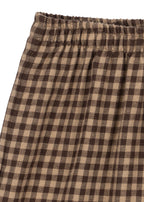 Flannel Trousers Foret – Chocolate Check – Organic Cotton – Konges Sløjd