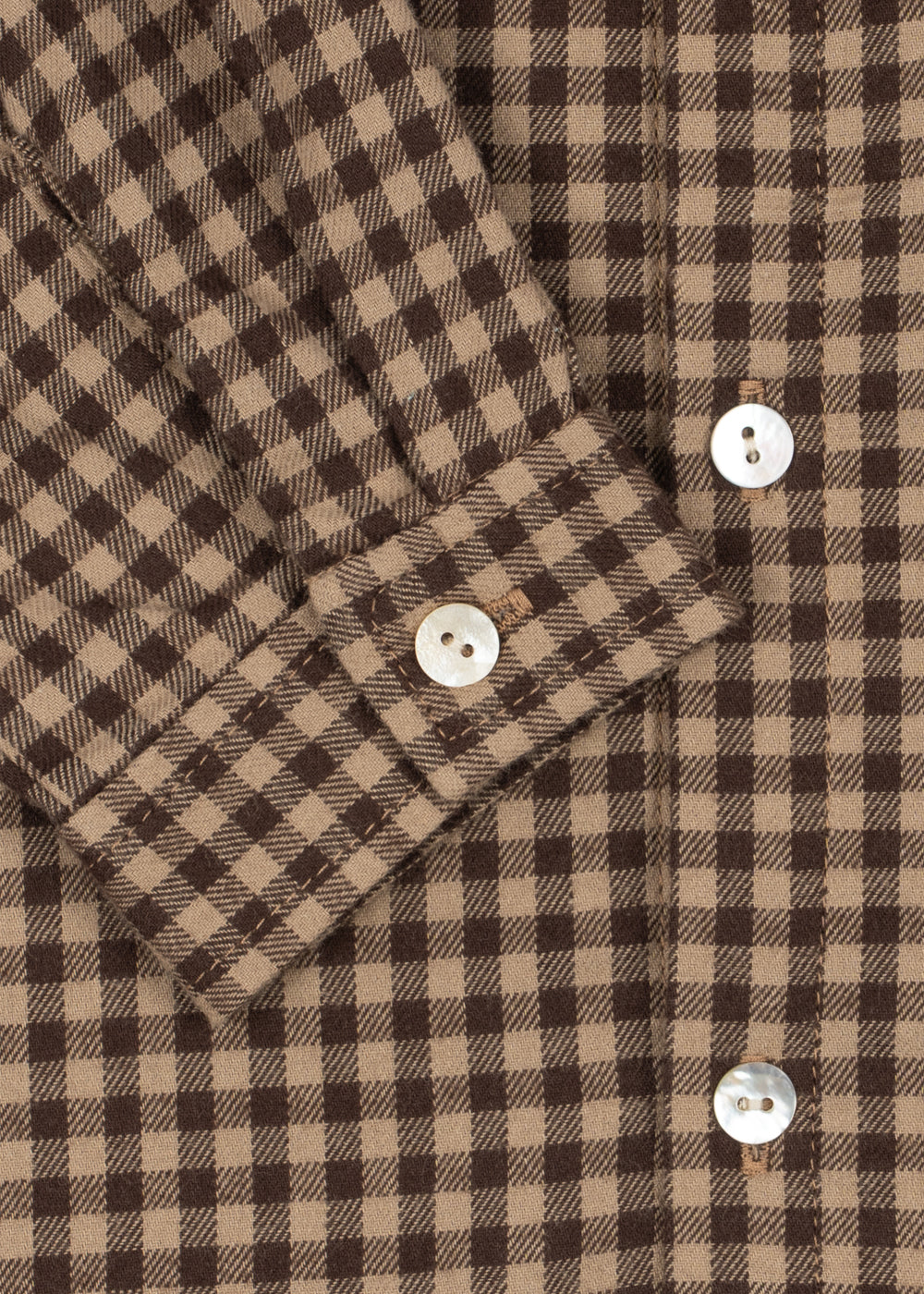 Flannel Shirt Foret – Chocolate Check – Organic Cotton – Konges Sløjd