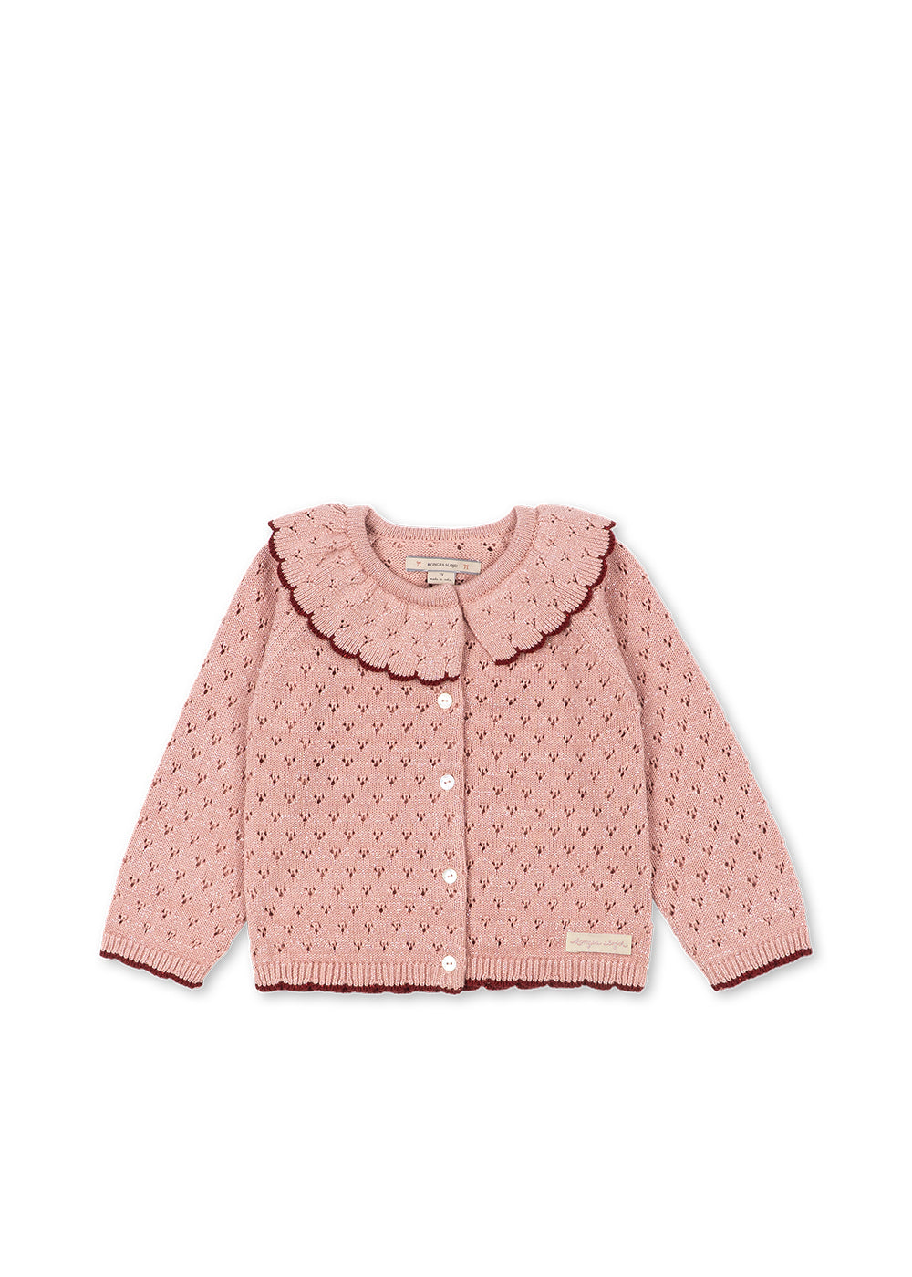 Knitted Cardigan Holiday Cardigan – Mellow Rose – Konges Sløjd
