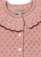 Knitted Cardigan Holiday Cardigan – Mellow Rose – Konges Sløjd