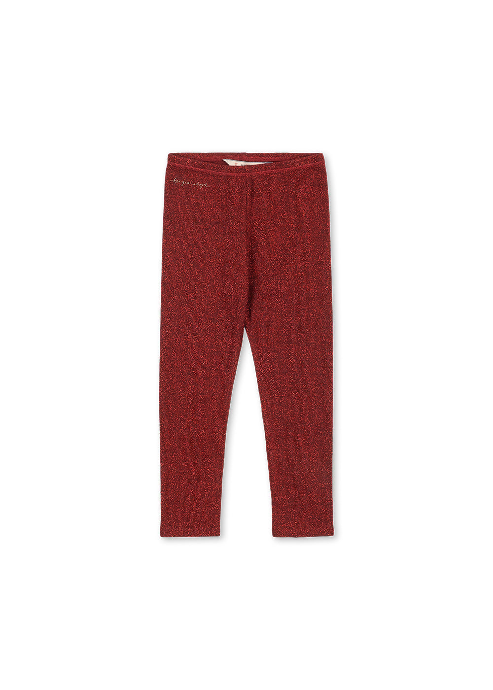 Broek Roli met glitter – Red Dahlia – Biologisch katoen – Konges Sløjd