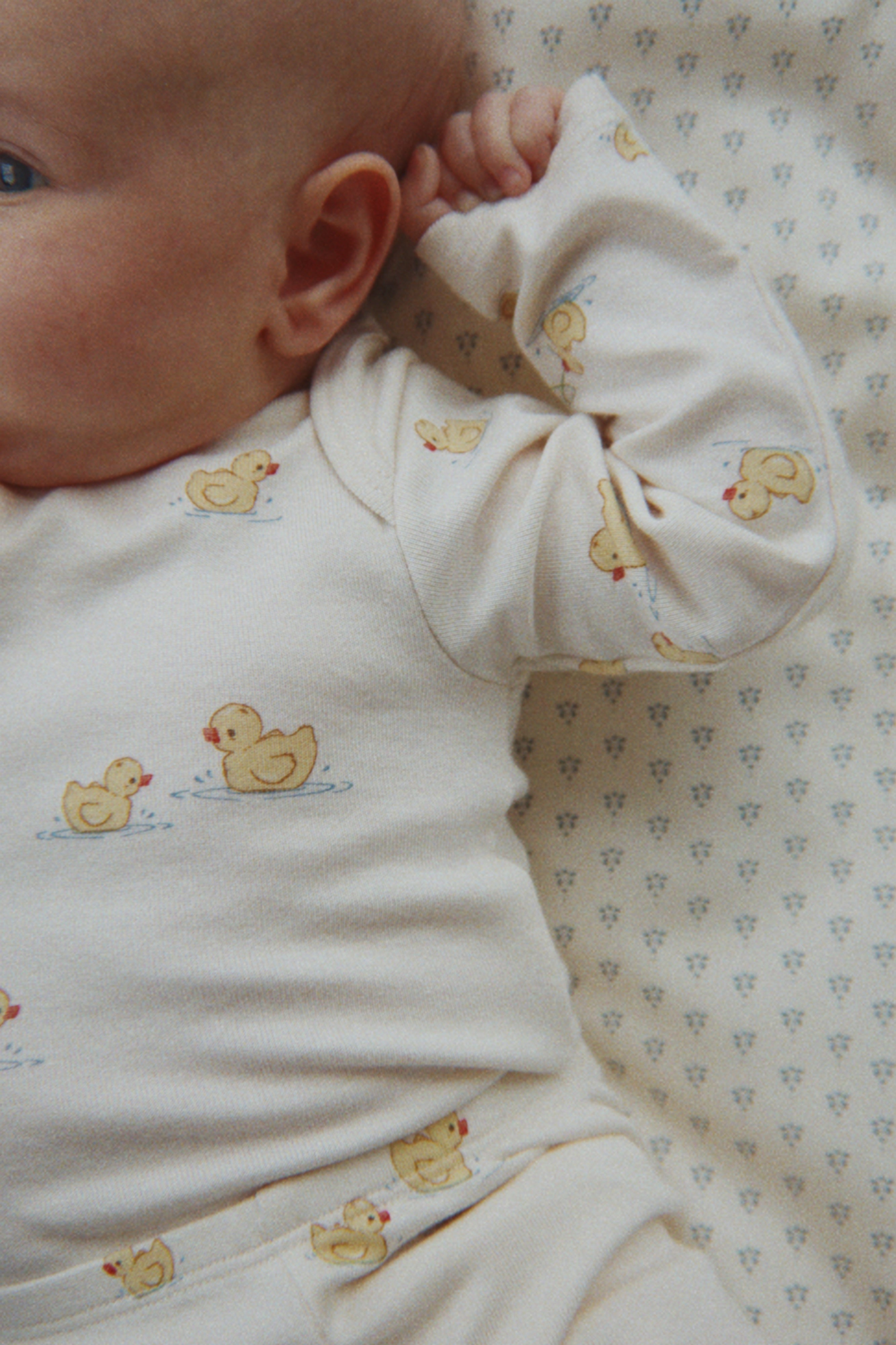 Baby legging Bello Pants met eendjesprint - Fanga Mio - Biologisch katoen en modal - Konges Sløjd - Fanga Fontana - productfoto - afbeelding 4