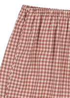 Foret Slit Pants Canyon Check – Pantalon enfant à carreaux – Coton bio GOTS – Konges Sløjd