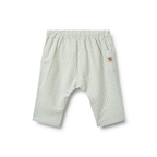 Broekje -  Trousers Henry - Biologisch katoen -  Summer sky stripe/Blauw - Wheat achter