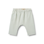 Broekje -  Trousers Henry - Biologisch katoen -  Summer sky stripe/Blauw - Wheat voor