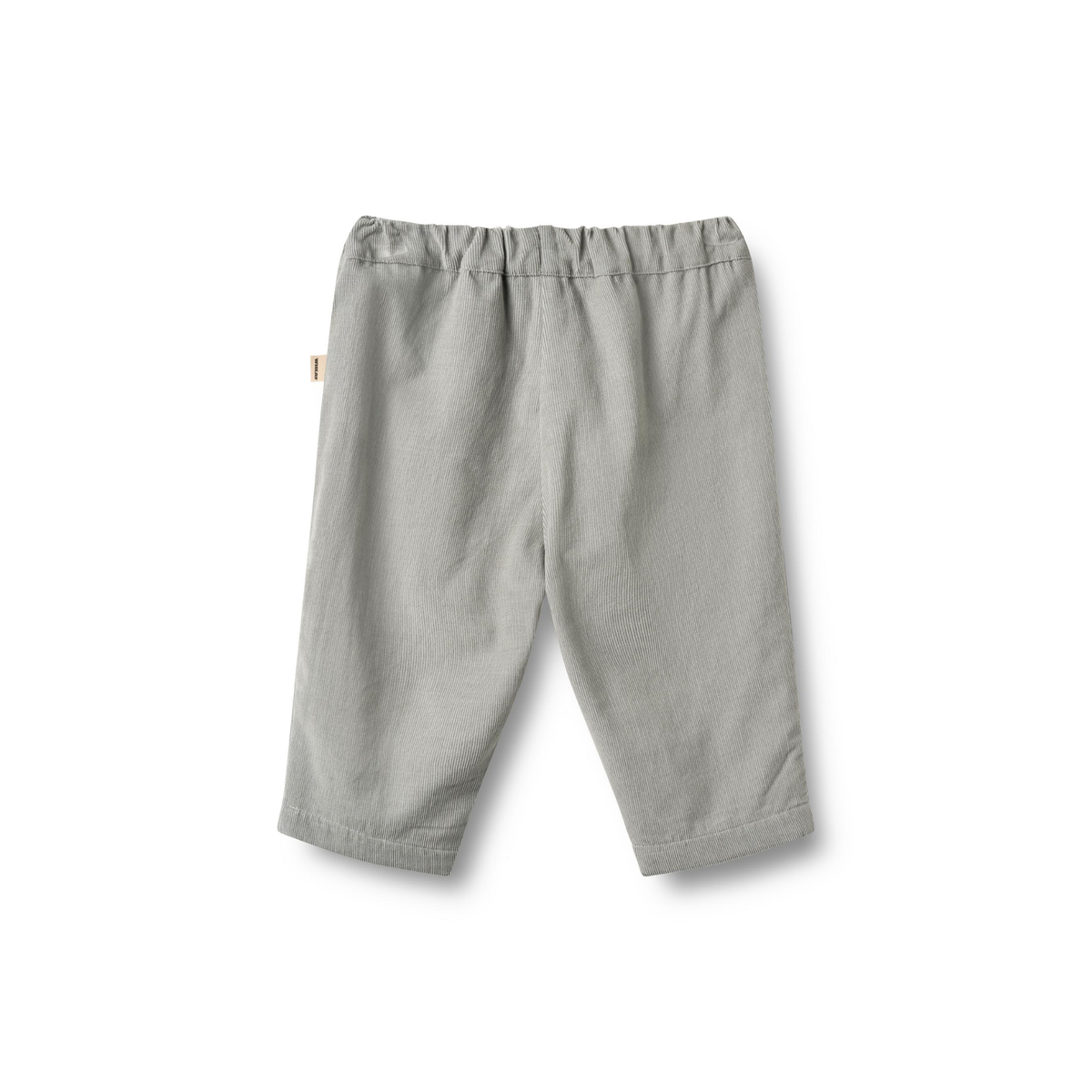 Pantalon bébé Aiden - Bleu clair/Gris clair - Coton biologique - Devant couleur blé