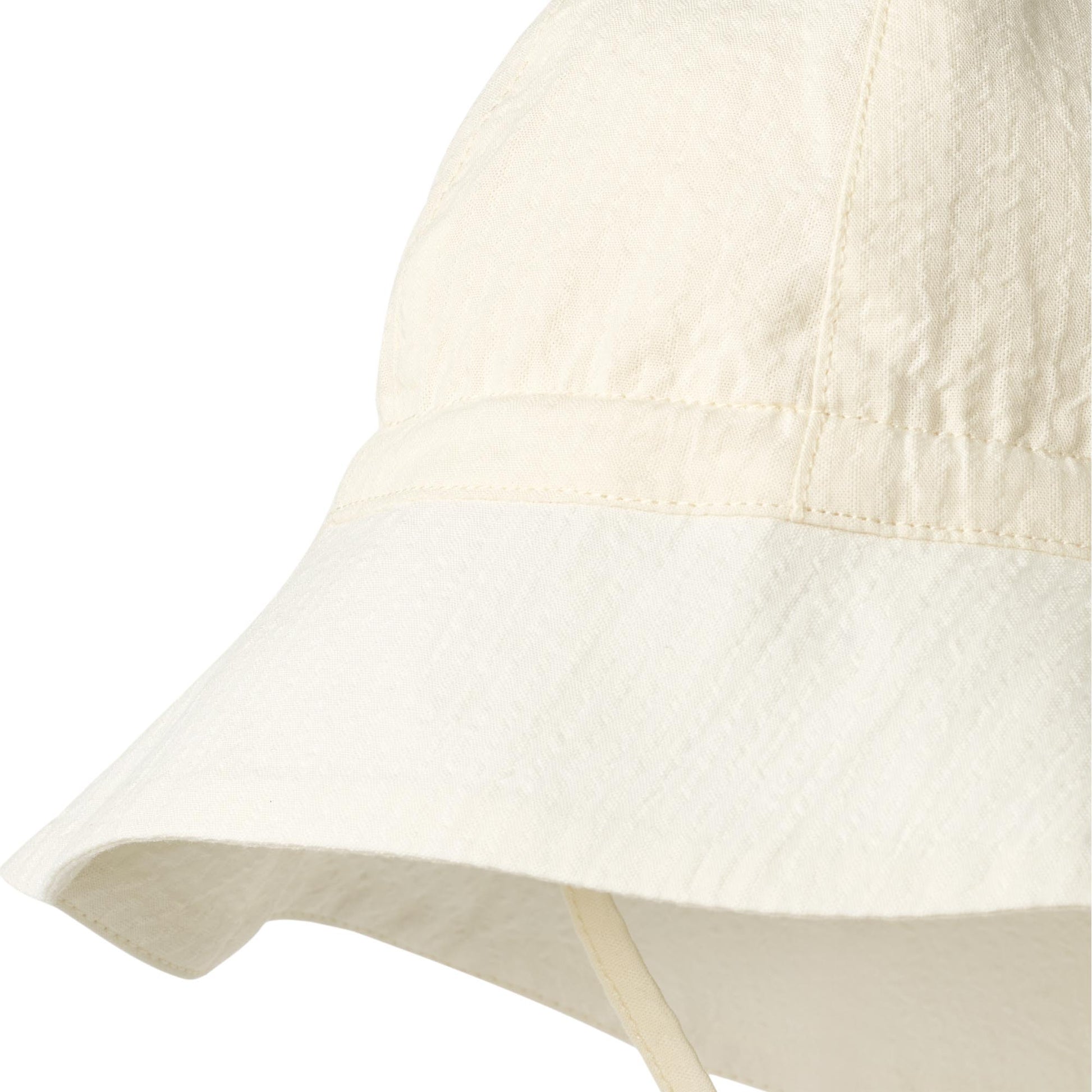 Zonnehoedje - Sunhat Chloe - Biologisch katoen - Ivory/Creme - Wheat boven